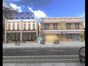 edificio de la ciudad Modelo 3D