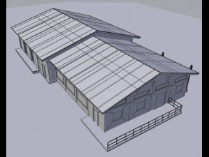 armaz&eacute;m Modelo 3D