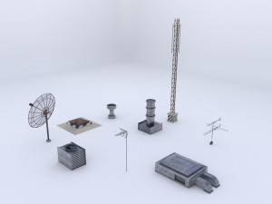 building rooftop component 3D Model