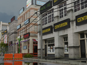 realistic urban city building pack low-poly Modelo 3D