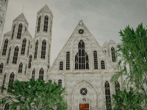 old medieval gothic castle historical fantasy Modelo 3D