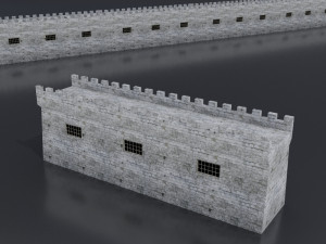 old medieval gothic castle historical fantasy Modelo 3D
