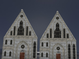 old medieval gothic castle historical fantasy Modelo 3D