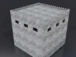 old medieval gothic castle historical fantasy Modelo 3D