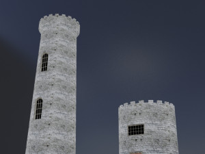 old medieval gothic castle historical fantasy Modelo 3D