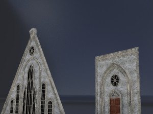 old medieval gothic castle historical fantasy Modelo 3D