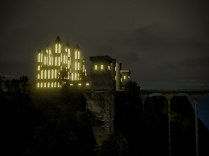 old medieval gothic castle historical fantasy Modelo 3D