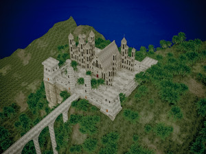 old medieval gothic castle historical fantasy Modelo 3D