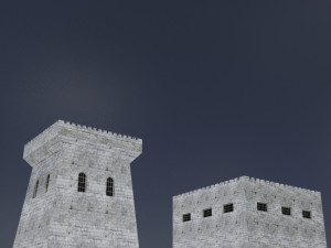 old medieval gothic castle historical fantasy Modelo 3D
