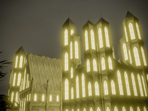 old medieval gothic castle historical fantasy Modelo 3D