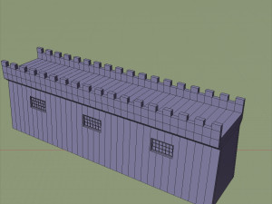 old medieval gothic castle historical fantasy Modelo 3D