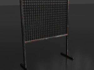 post apocalypse metal warehouse furniture pack 3D Model