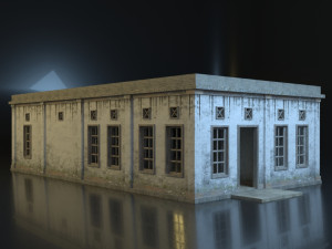 3d small city town tileable scene 3D Модель