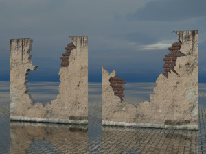 building set apocalypse war old ruin survival Modelo 3D