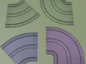 зруйнована дорога викликає апокаліпсис 3D Модель