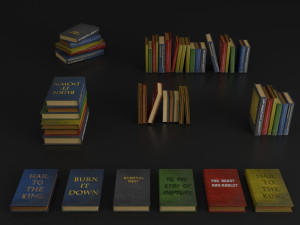 book and books 3D Model