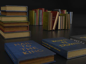 book and books 3D Model