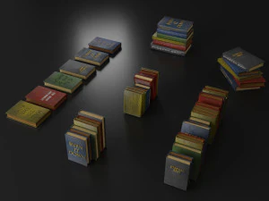 book and books 3D Model
