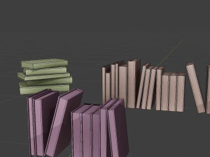 book and books 3D Model