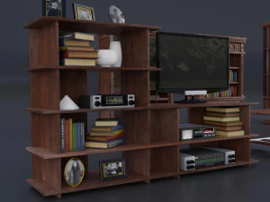 interior props pack pbr furniture set 3D Model