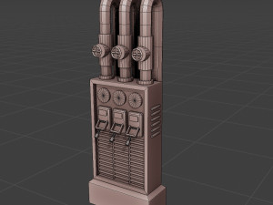 factory element machine component set Modelo 3D