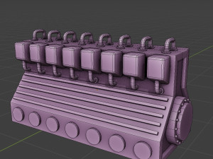 factory element machine component set Modelo 3D