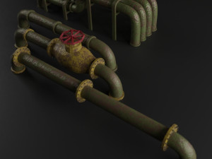 factory element machine component set Modelo 3D