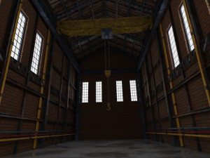 factory building complete interior and exterior 3D Model