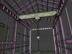 factory building complete interior and exterior 3D Model