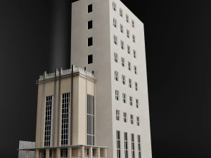 modern metropolis city building 3D Model