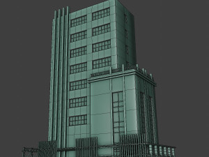 modern metropolis city building Modelo 3D