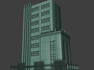 modern metropolis city building 3D Model