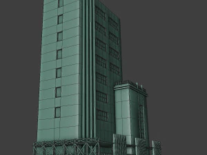 modern metropolis city building 3D Model