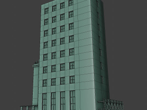 modern metropolis city building Modelo 3D