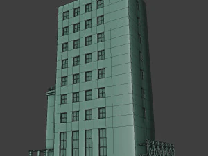 modern metropolis city building 3D Model