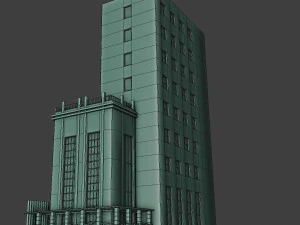 modern metropolis city building 3D Model