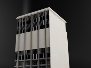 modern building commercial 3D Model