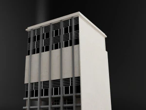 modern building commercial 3D Model