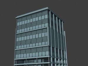 modern building commercial 3D Model