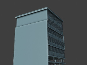 modern building commercial 3D Model