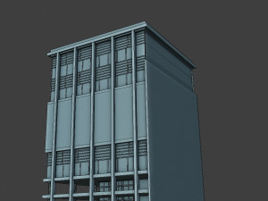 modern building commercial 3D Model