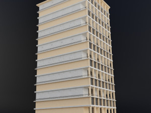 modern city building Modelo 3D