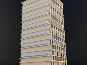 modern city building 3D Model