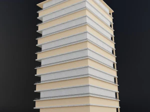 modern city building 3D Model