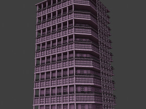 modern city building Modelo 3D