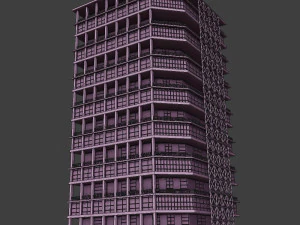 modern city building 3D Model