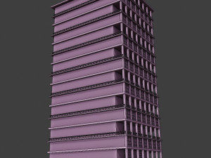 modern city building Modelo 3D
