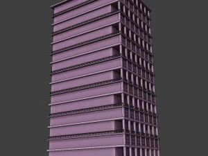 modern city building 3D Model