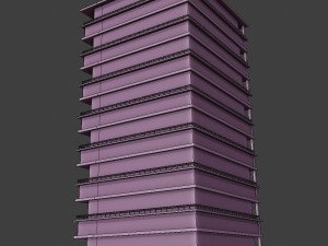 modern city building Modelo 3D