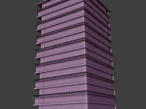 modern city building 3D Model